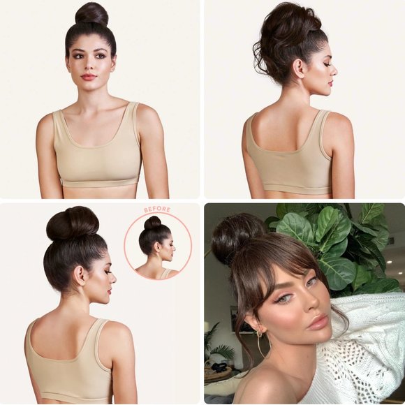 Sammy Tousled wave bun - Insert Name Here - Dark Brown - Picture 1 of 3